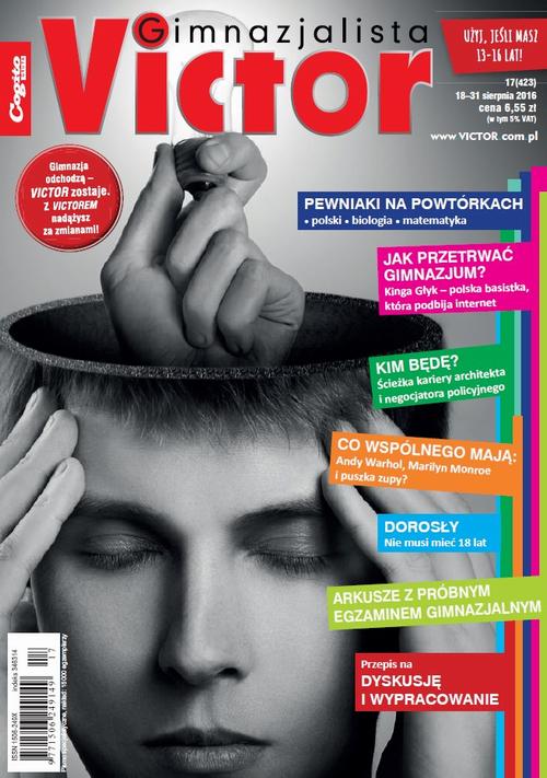 Tytuł: Victor Gimnazjalista 17/2016
Autor: 
Wydawnictwo: Cogito
Formaty: PDF