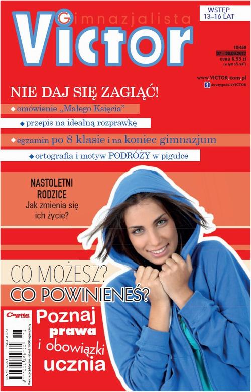 Tytuł: Victor Gimnazjalista 18/2017
Autor: 
Wydawnictwo: Cogito
Formaty: PDF
