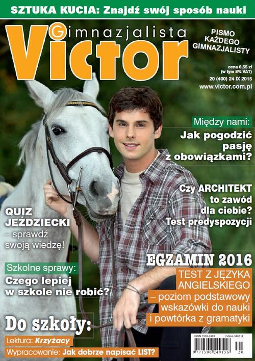Tytuł: Victor Gimnazjalista 20/2015
Autor: 
Wydawnictwo: Cogito
Formaty: PDF