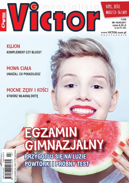 Victor Gimnazjalista 7/2017 — okładka wydania