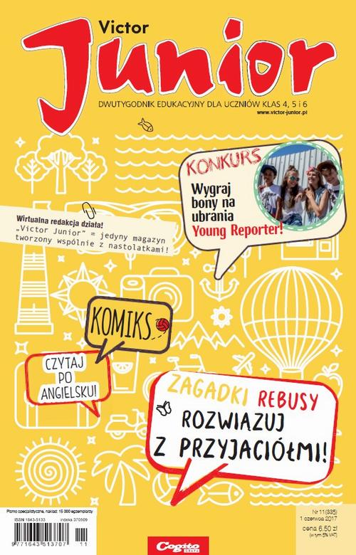 Tytuł: Victor Junior 11/2017
Autor: Praca zbiorowa
Wydawnictwo: Cogito
Formaty: PDF