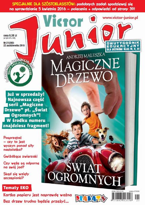 Tytuł: Victor Junior 21/2015
Autor: 
Wydawnictwo: Cogito
Formaty: PDF
