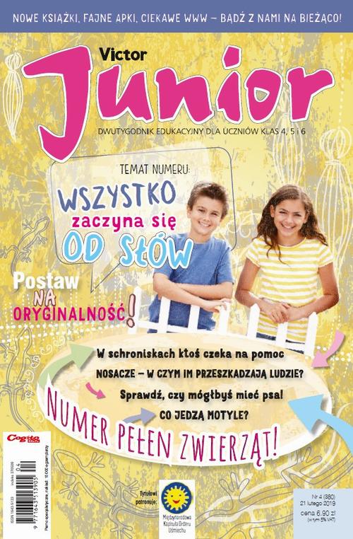 Tytuł: Victor Junior 4/2019
Autor: 
Wydawnictwo: Cogito
Formaty: PDF
