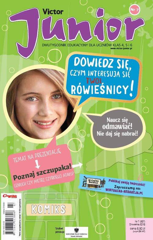 Tytuł: Victor Junior 7/2018
Autor: 
Wydawnictwo: Cogito
Formaty: PDF