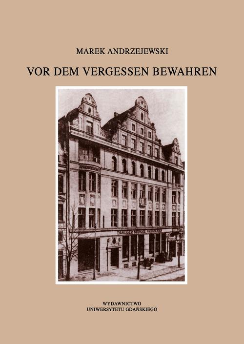 Vor dem Vergessen bewahren — okładka e-booka