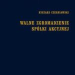 Walne zgromadzenie spółki akcyjnej — okładka e-booka