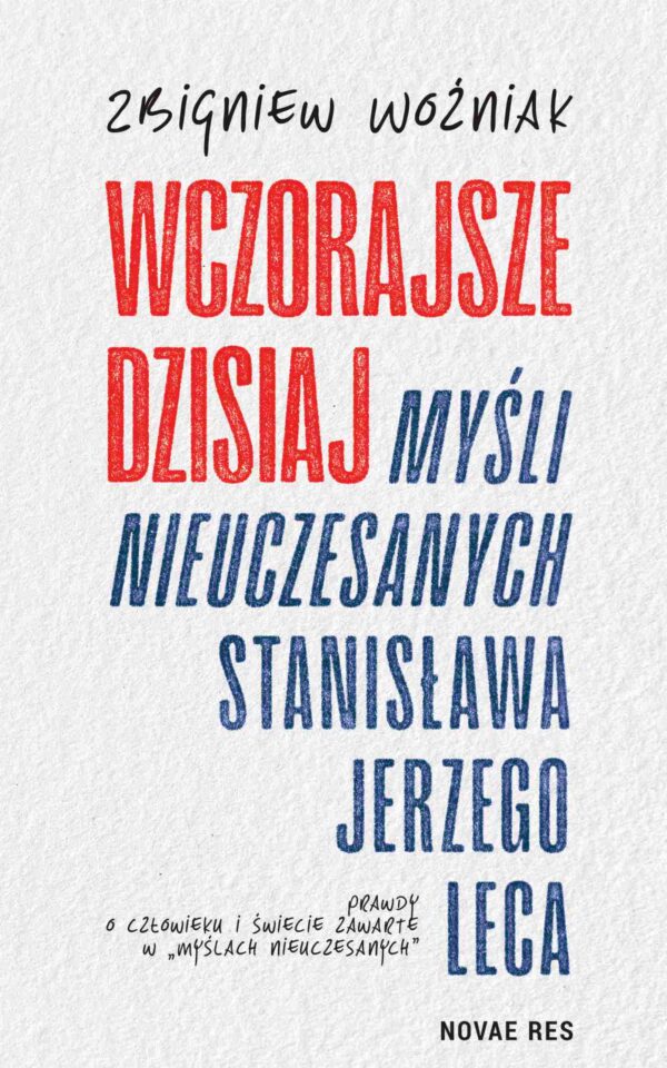 Wczorajsze dzisiaj "Myśli nieuczesanych" Stanisława Jerzego Leca — okładka e-booka