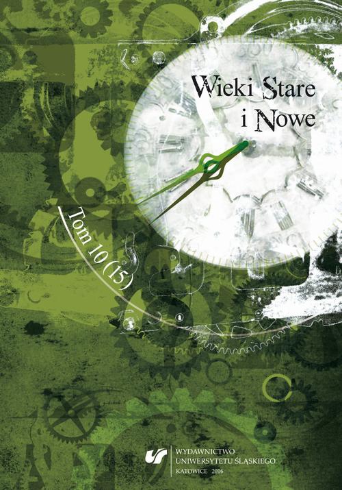 Tytuł: Wieki Stare i Nowe. T. 10 (15)
Autor: 
Wydawnictwo: Wydawnictwo Uniwersytetu Śląskiego
Formaty: PDF