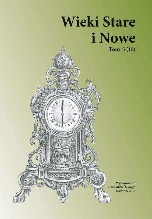 Tytuł: Wieki Stare i Nowe. T. 5 (10)
Autor: 
Wydawnictwo: Wydawnictwo Uniwersytetu Śląskiego
Formaty: PDF