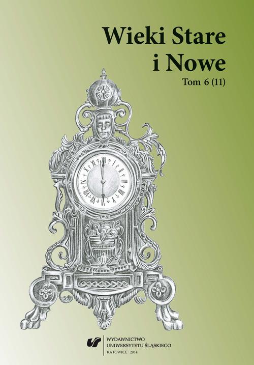 Tytuł: Wieki Stare i Nowe. T. 6 (11)
Autor: 
Wydawnictwo: Wydawnictwo Uniwersytetu Śląskiego
Formaty: PDF