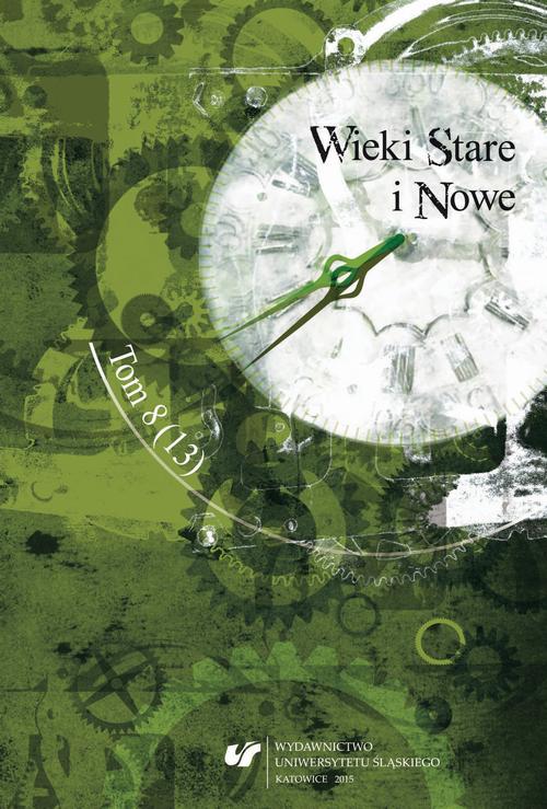 Tytuł: Wieki Stare i Nowe. T. 8 (13)
Autor: 
Wydawnictwo: Wydawnictwo Uniwersytetu Śląskiego
Formaty: PDF