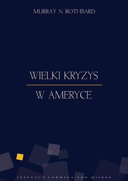 Wielki Kryzys w Ameryce — okładka e-booka