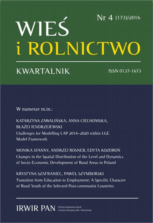 Tytuł: Wieś i Rolnictwo nr 4(173)/2016
Autor: Katarzyna Zawalińska, Anna Ciechomska, Błażej Jendrzejewski, Monika Stanny, Andrzej Rosner, Edyta Kozdroń, Marek Kłodziński, Patrycjusz Zarębski, Vitaliy Krupin, Maria Halamska, Krystyna Szafraniec, Paweł Szymborski, Ruta Śpiewak, Sylwia Michalska, Izabella Bukraba-Rylska, Maria Wieruszewska
Wydawnictwo: Scholar
Formaty: PDF