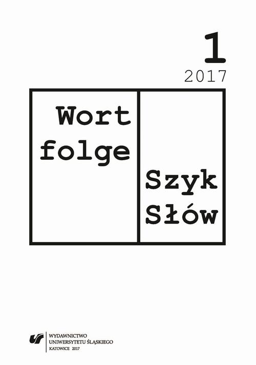 Tytuł: Wortfolge. Szyk Słów 2017, nr 1
Autor: 
Wydawnictwo: Wydawnictwo Uniwersytetu Śląskiego
Formaty: PDF