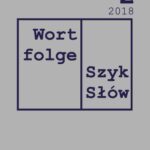 Wortfolge. Szyk Słów 2018, nr 2 — okładka wydania