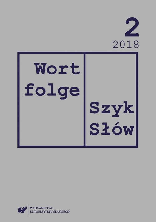 Tytuł: Wortfolge. Szyk Słów 2018, nr 2
Autor: 
Wydawnictwo: Wydawnictwo Uniwersytetu Śląskiego
Formaty: PDF