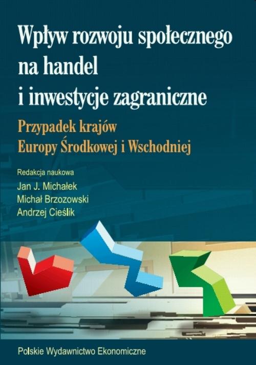 Wpływ rozwoju społecznego na handel i inwestycje zagraniczne — okładka e-booka