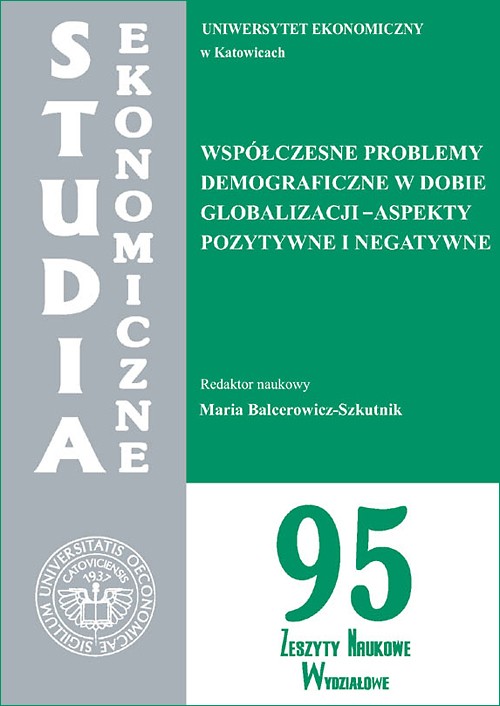 Tytuł: Współczesne problemy demograficzne w dobie globalizacji - aspekty pozytywne i negatywne. SE 95
Autor:
Wydawnictwo: Wydawnictwo Uniwersytetu Ekonomicznego w Katowicach
Formaty: PDF