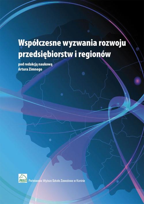 Współczesne wyzwania rozwoju przedsiębiorstw i regionów — okładka e-booka