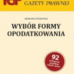 Wybór formy opodatkowania — okładka e-booka