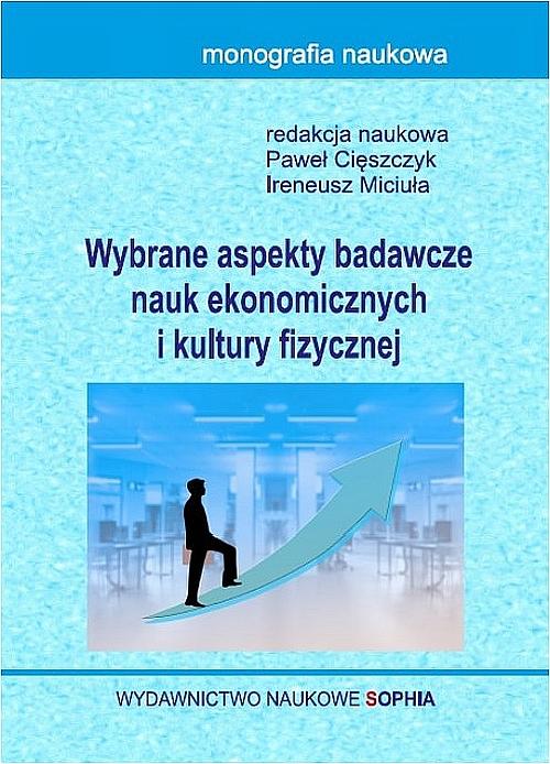 Wybrane aspekty badawcze nauk ekonomicznych i kultury fizycznej — okładka e-booka