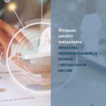 Wybrane aspekty zarządzania społeczną odpowiedzialnością biznesu i kształceniem on-line — okładka e-booka