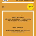 Tytuł: Wymiana masy w przepływie gaz-ciecz w mikroreaktorach. Zeszyt "Inżynieria Chemiczna i Procesowa", T. XXXVII, z. nr 1
Autor: Paweł Sobieszczuk
Wydawnictwo: Oficyna Wydawnicza Politechniki Warszawskiej
Formaty: PDF