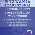 Wyzwania i zagrożenia bezpieczeństwa i obronności RP w XXI wieku — okładka e-booka