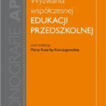 Wyzwania współczesnej edukacji przedszkolnej — okładka e-booka
