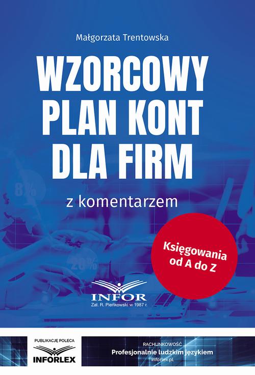 Wzorcowy plan kont dla firm z komentarzem — okładka e-booka