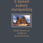 Z historii kultury staropolskiej — okładka e-booka