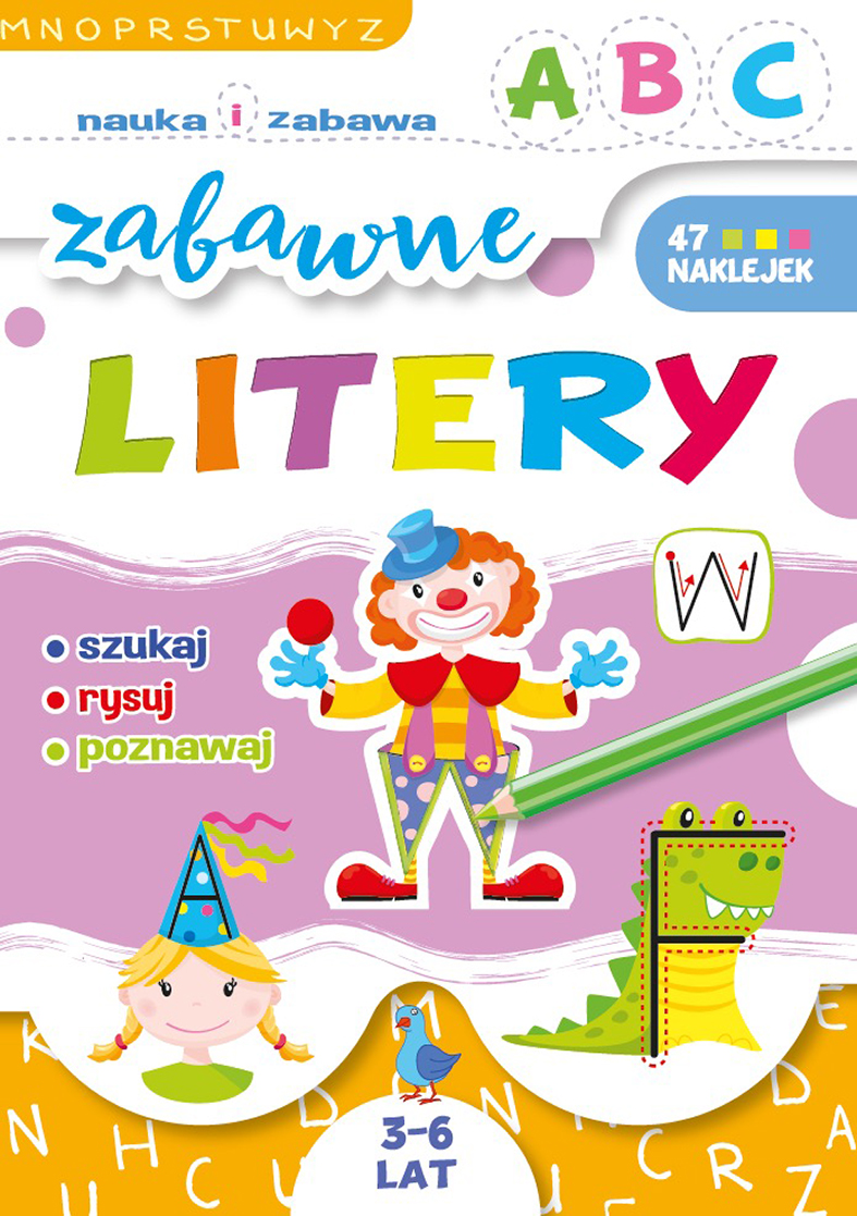 Tytuł: Zabawne litery
Autor: Ewa Gorzkowska-Parnas
Wydawnictwo: Wydawnictwo Olesiejuk
Formaty: PDF