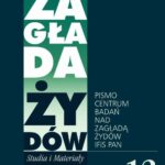 Zagłada Żydów. Studia i Materiały 13/2017 — okładka wydania