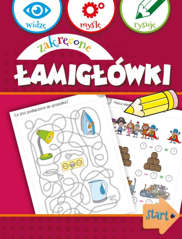 Zakręcone łamigłówki — okładka e-booka