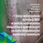 Zarys wykorzystania symulacji MES w analizie oddziaływania niezgodności spawalniczych na cechy eksploatacyjne konstrukcji spawanych — okładka e-booka