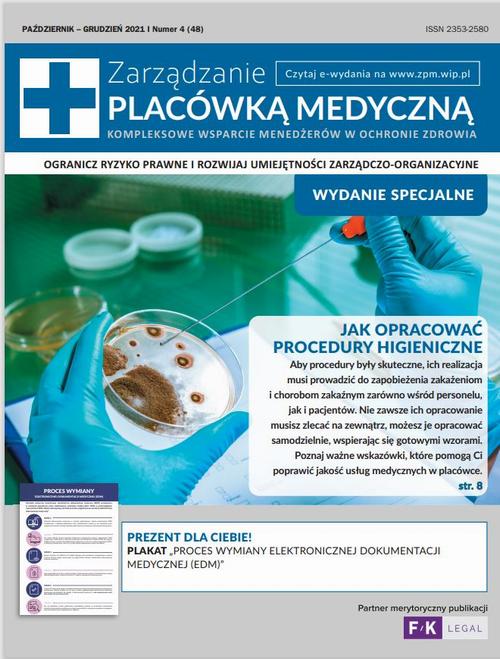 Tytuł: Zarządzanie placówką medyczną + gratis plakat PROCES WYMIANY ELEKTRONICZNEJ DOKUMENTACJI MEDYCZNEJ - EDM
Autor: Praca zbiorowa
Wydawnictwo: Wiedza i Praktyka
Formaty: PDF