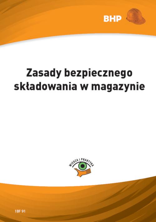 Zasady bezpiecznego składowania w magazynie — okładka e-booka