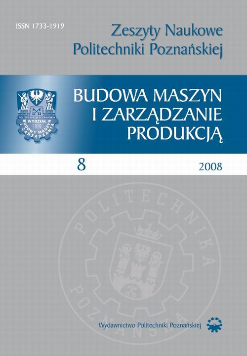Tytuł: Zeszyt Naukowy Budowa Maszyn i Zarządzanie Produkcją 8/2008
Autor: Praca zbiorowa
Wydawnictwo: Wydawnictwo Politechniki Poznańskiej
Formaty: PDF