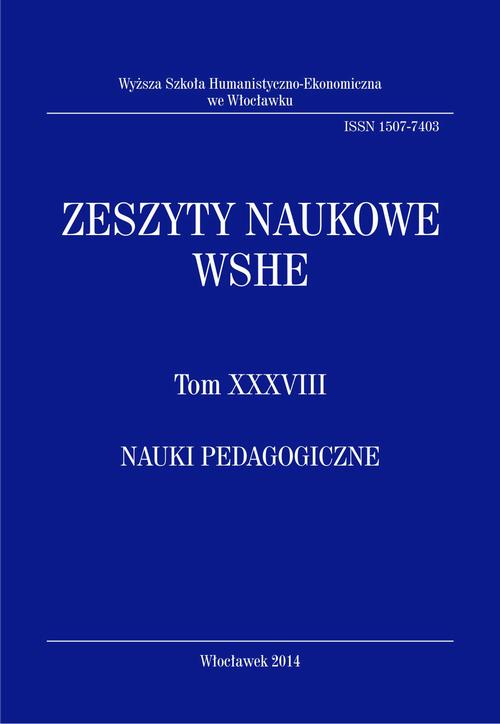 Tytuł: Zeszyty Naukowe WSHE, t. XXXVIII, Nauki Pedagogiczne
Autor: 
Wydawnictwo: Wyższa Szkoła Humanistyczno-Ekonomiczna we Włocławku
Formaty: PDF