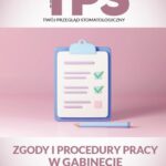 Zgody i procedury pracy w gabinecie stomatologicznym — okładka e-booka