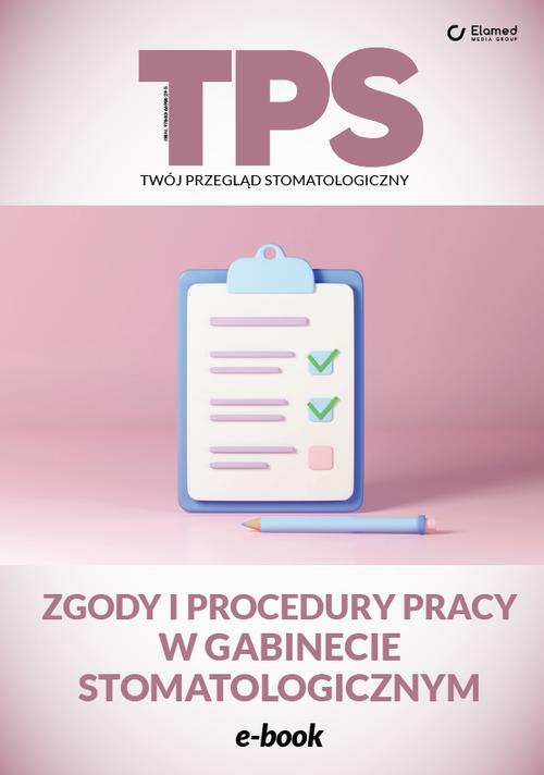 Zgody i procedury pracy w gabinecie stomatologicznym — okładka e-booka
