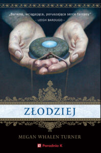 Tytuł: Złodziej. Cykl Złodziej Królowej. Tom 1
Autor: Megan Whalen Turner
Wydawnictwo: Wydawnictwo Poradnia K
Formaty: EPUB, MOBI