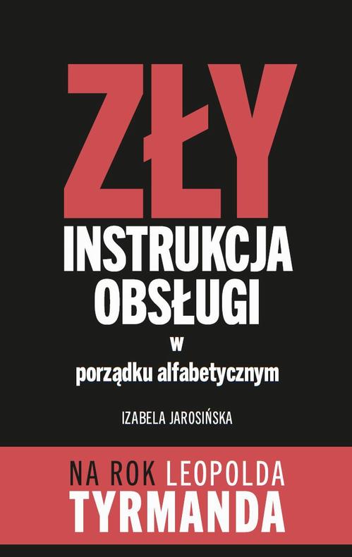 Zły Instrukcja Obsługi w porządku alfabetycznym — okładka e-booka