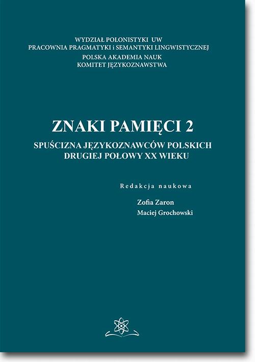 Tytuł: Znaki pamięci 2
Autor: 
Wydawnictwo: BEL Studio
Formaty: PDF