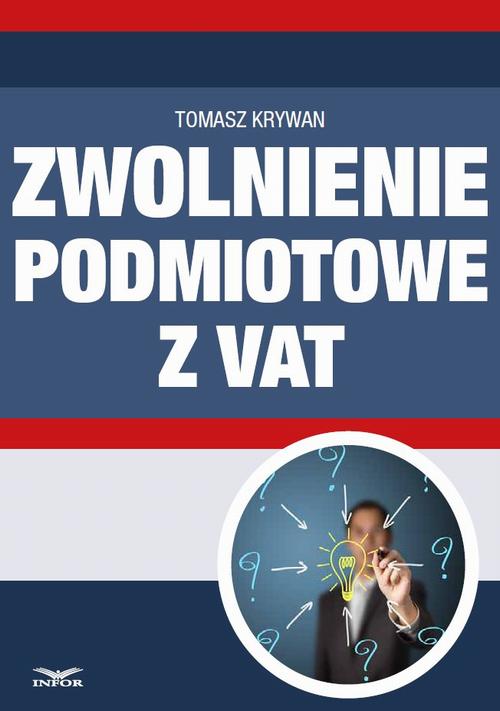 Zwolnienia podmiotowe z VAT — okładka e-booka