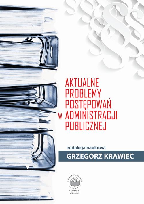 Aktualne problemy postępowań w administracji publicznej — okładka e-booka