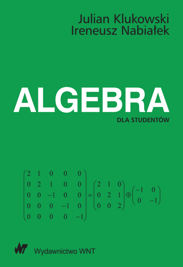 Algebra dla studentów — okładka e-booka