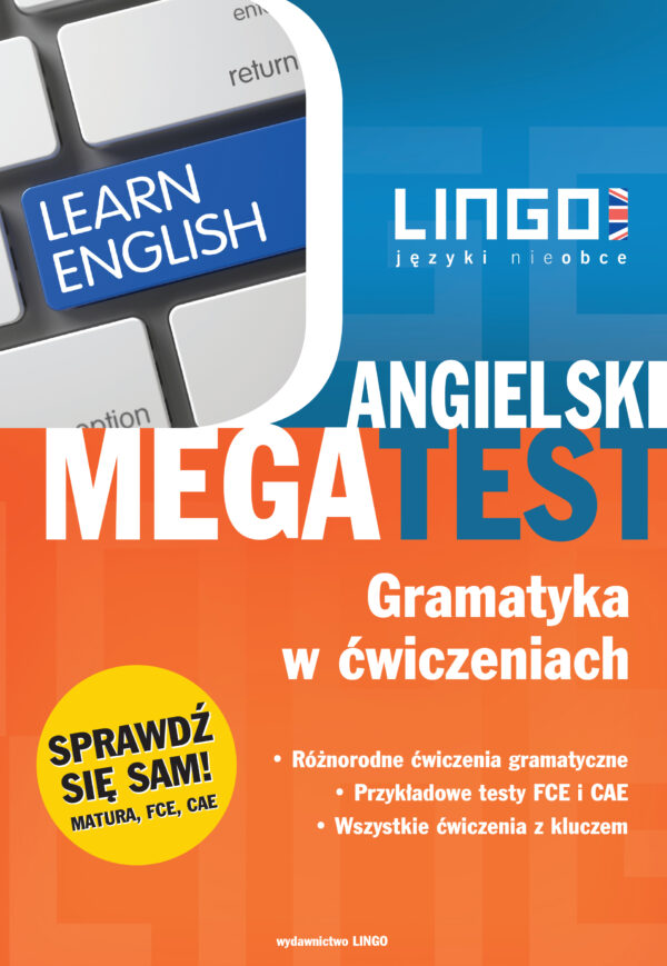 Angielski. Megatest. Gramatyka w ćwiczeniach — okładka