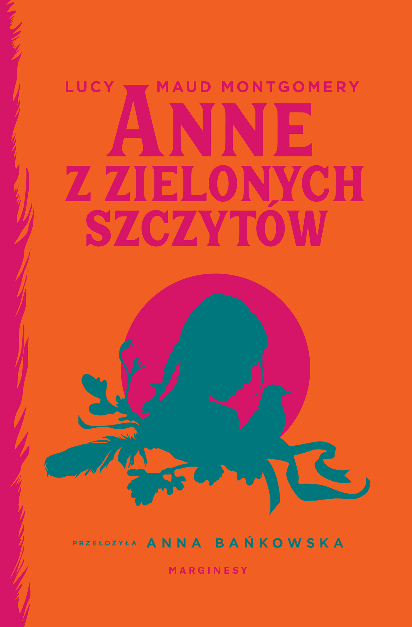 Tytuł: Anne z Zielonych Szczytów. (Ania z Zielonego Wzgórza - nowe tłumaczenie)
Autor: Lucy Maud Montgomery
Wydawnictwo: Wydawnictwo Marginesy
Formaty: EPUB, MOBI