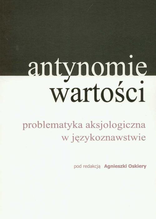 Tytuł: Antynomie wartości – problematyka aksjologiczna w językoznawstwie
Autor: 
Wydawnictwo: Akademia Humanistyczno-Ekonomiczna w Łodzi
Formaty: PDF